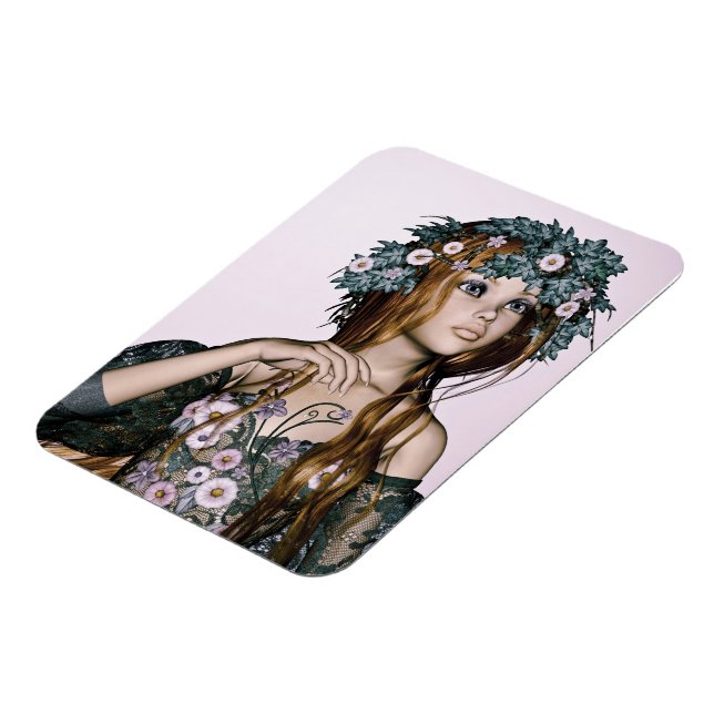 Magnet Flexible Fille du printemps (Côté Gauche)
