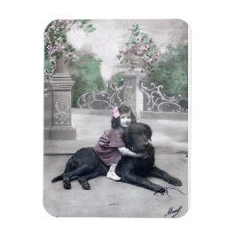Magnet Flexible Fille et son chien