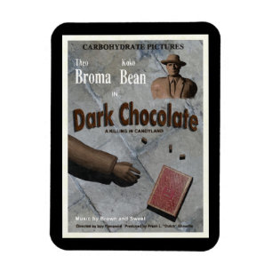 Magnet Flexible Film au Chocolat Noir