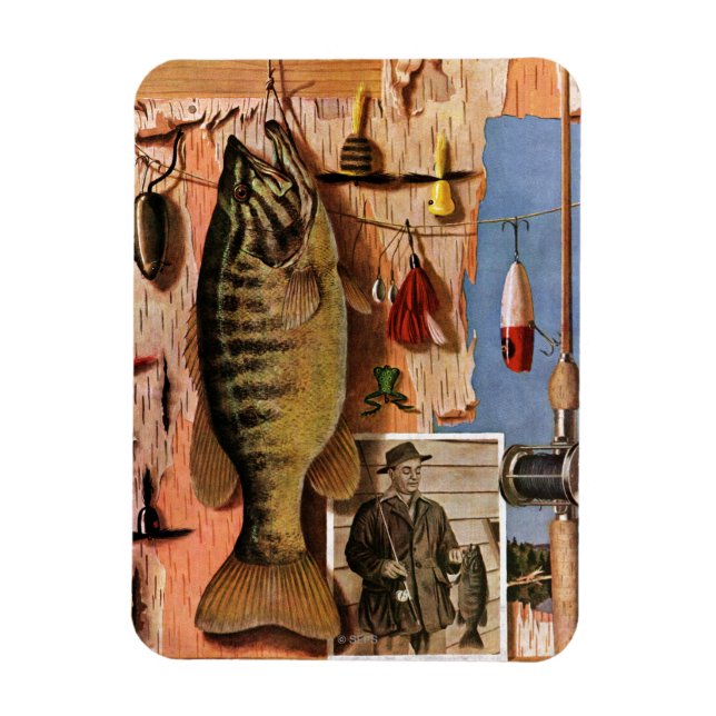 Magnet Flexible Fishing Still Life by John Atherton (Vertical)