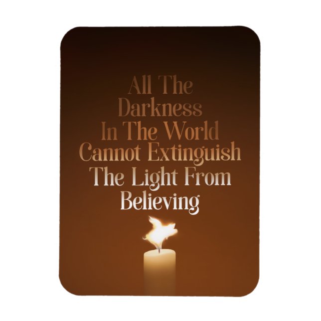 Magnet Flexible flamme de bougie de cochon volant (Vertical)