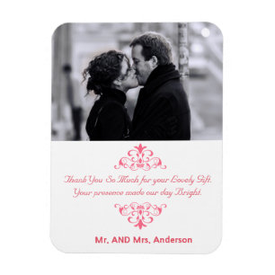 Magnet Flexible Flèches personnalisées Mariage Faveur Merci Photo 