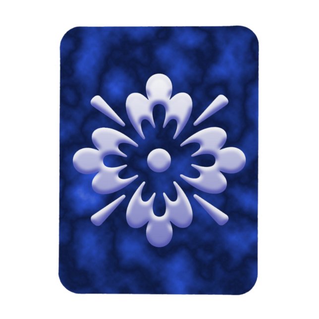 Magnet Flexible Fleur Abstraite (Vertical)