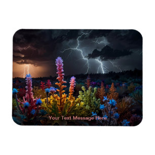 Magnet Flexible Fleur au milieu de la tempête