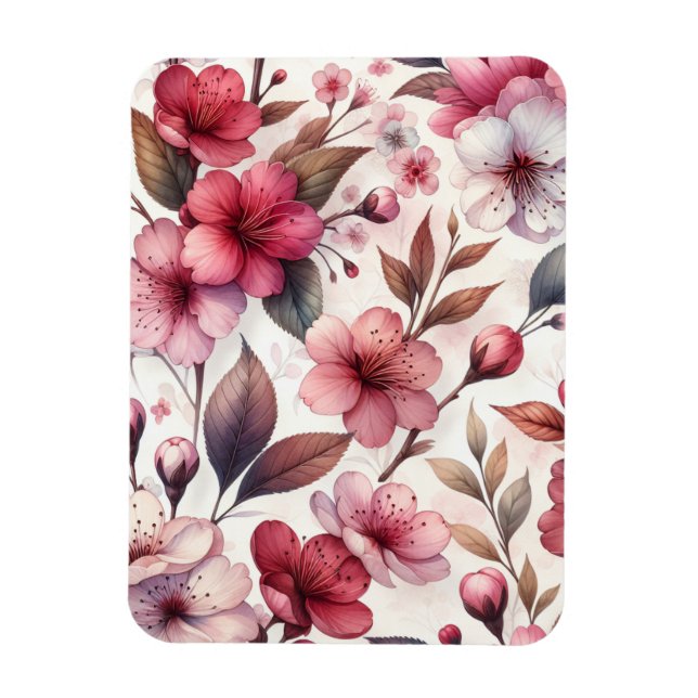 Magnet Flexible Fleur de cerise (Vertical)