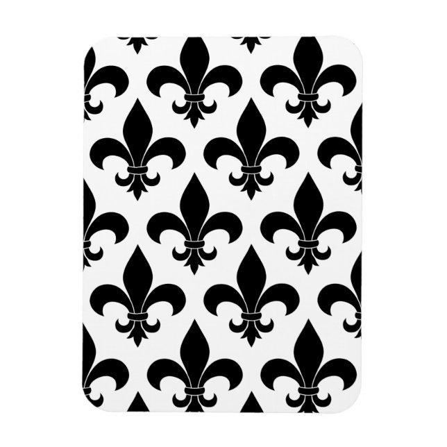 Magnet Flexible Fleur de lis motif (Vertical)