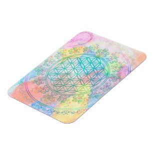 Magnet Flexible Fleur de vie / Blume des Lebens - Coeurs d'amour