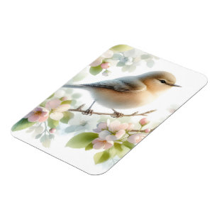 Magnet Flexible Fleur d'eau de cerisier de printemps aquarelle