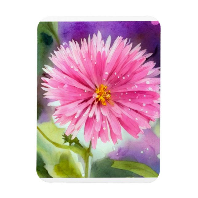 Magnet Flexible Fleur pourpre (Vertical)