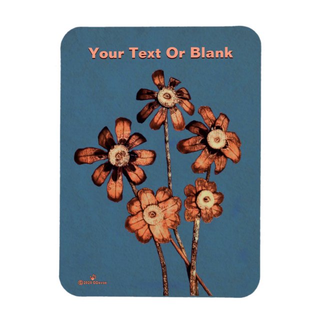 Magnet Flexible Fleurs de cône de pin (Vertical)