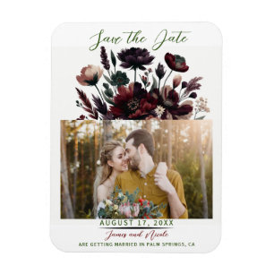 Magnet Flexible Fleurs de jardin rustique et lunatique Bohème Enre
