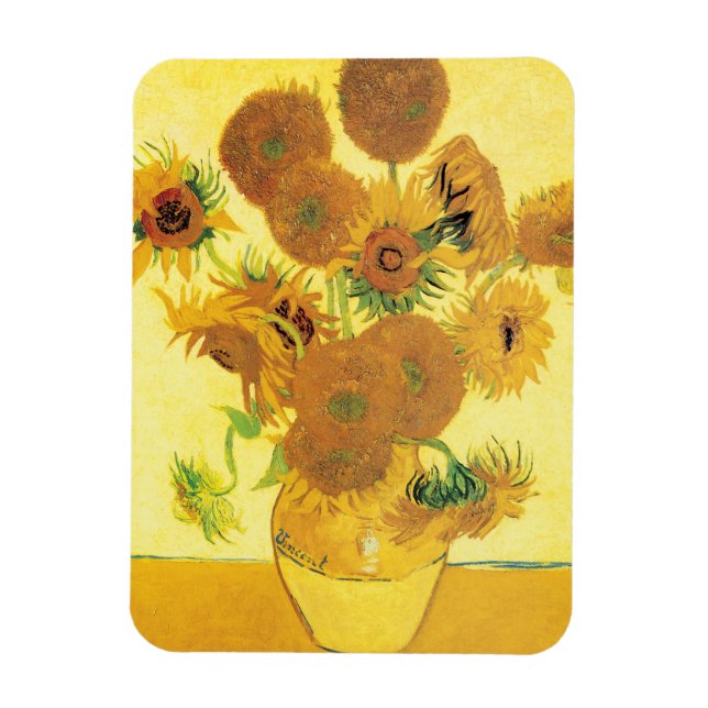 Magnet Flexible Fleurs de soleil (Vertical)