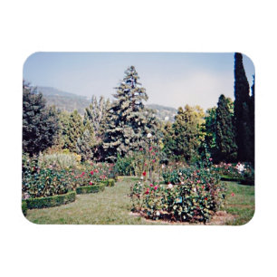 Magnet Flexible Fleurs et arbres du jardin botanique Nikitsky