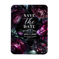 Fleurs noires audacieuses et lunaires Mariage flor