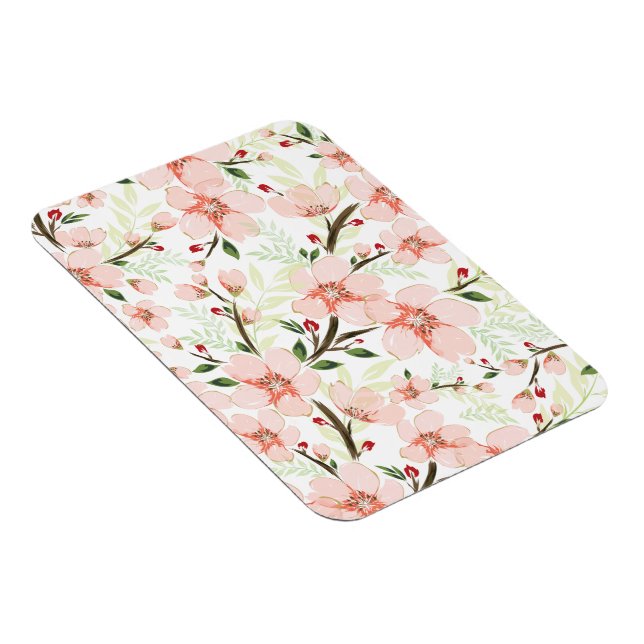 Magnet Flexible Fleurs roses (Côté Droit)