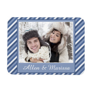Magnet Flexible Flex photo personnalisée en bande bleue