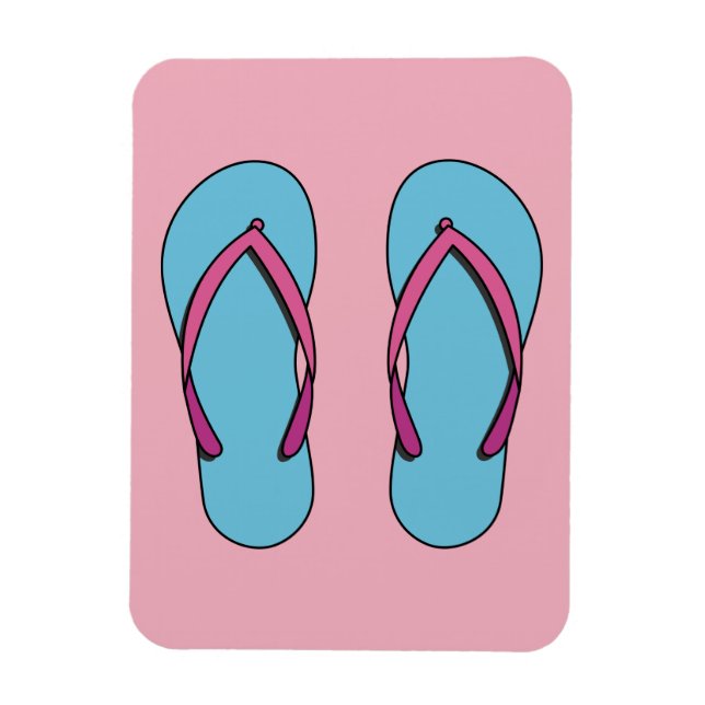 Magnet Flexible Flip Flops de plage (Vertical)