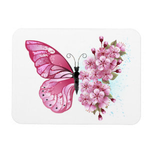 Magnet Flexible Flower Butterfly