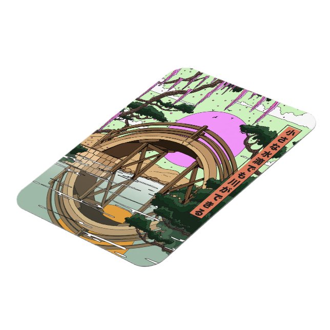 Magnet Flexible Flux avec le Vent Koinobori (Côté Gauche)