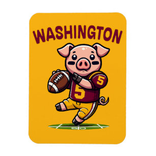 Magnet Flexible Football de Hog à Washington