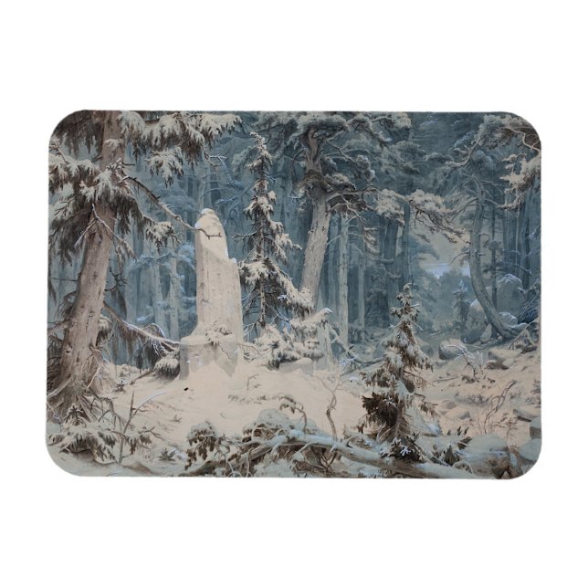 Magnet Flexible Forêt neigeuse (Horizontal)