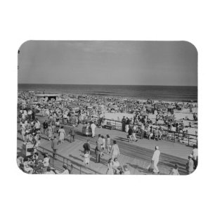 Magnet Flexible Foule sur la plage