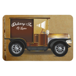 Magnet Flexible Fourgonnette de livraison vintage