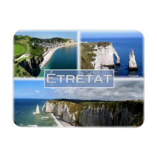 Magnet Flexible FR France - Normandy -  Etretat - The cliffs -