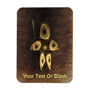 Magnet Flexible Fractal Inuit Hunter