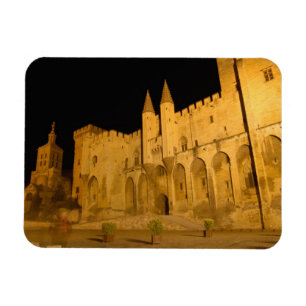 Magnet Flexible France, Avignon, Provence, Palais des Papes la nui