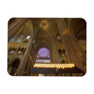 Magnet Flexible France, Paris. Intérieur de la cathédrale Notre-Da