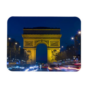 Magnet Flexible France, Paris. L'Arc de Triomphe et les