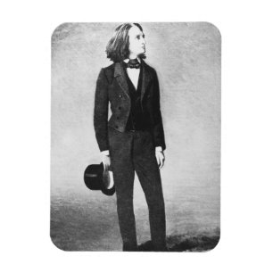 Magnet Flexible Franz Liszt (1811-86) 1856 (litho) (photo de b/w)