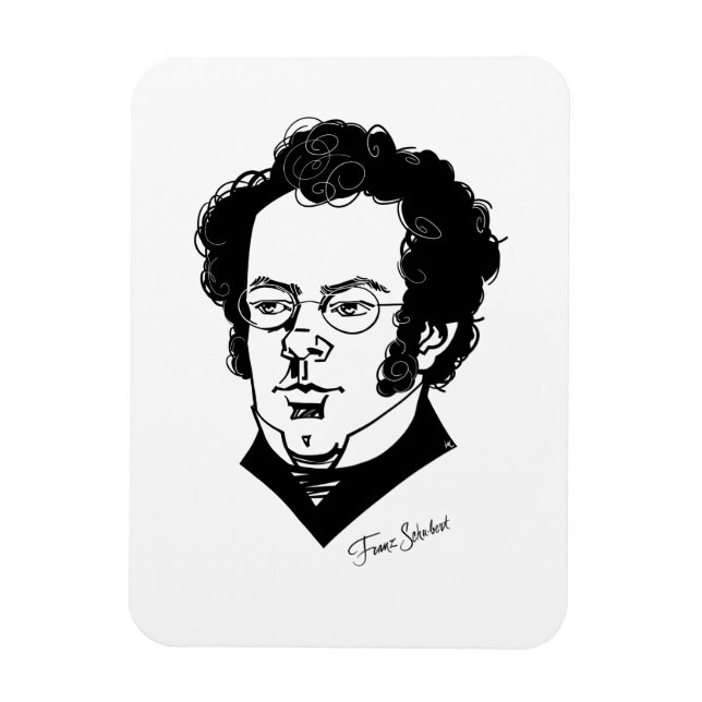 Magnet Flexible Franz Schubert (Vertical)