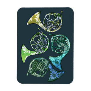 Magnet Flexible French Horns Daisy Classe de groupe