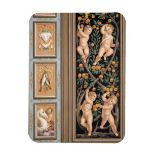 Magnet Flexible Fresque des cupidons de l'église de St Ambroglio,