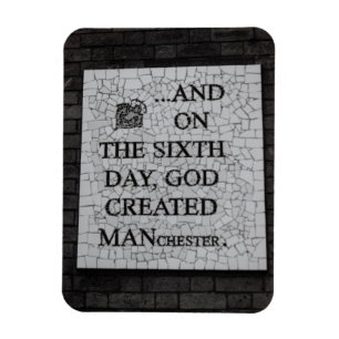 Magnet Flexible Fresque originale "Le Sixième Jour" Manchester