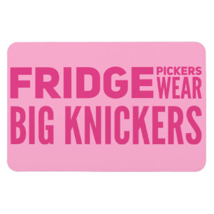Magnet Flexible FRIDGE Pickers porte le slogan des gros canons