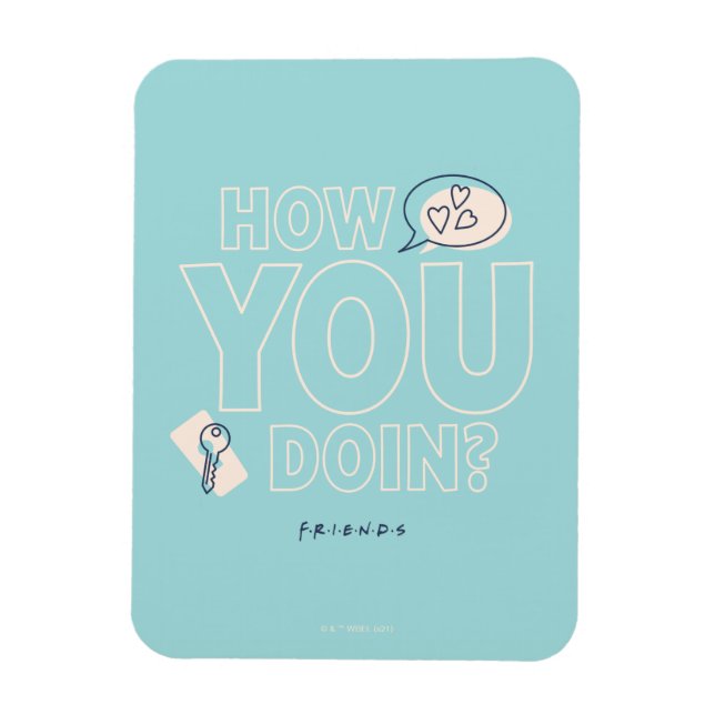 Magnet Flexible FRIENDS™ | Comment vas-tu ? (Vertical)