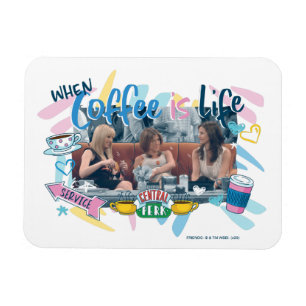 Magnet Flexible FRIENDS™   Quand le café est la vie