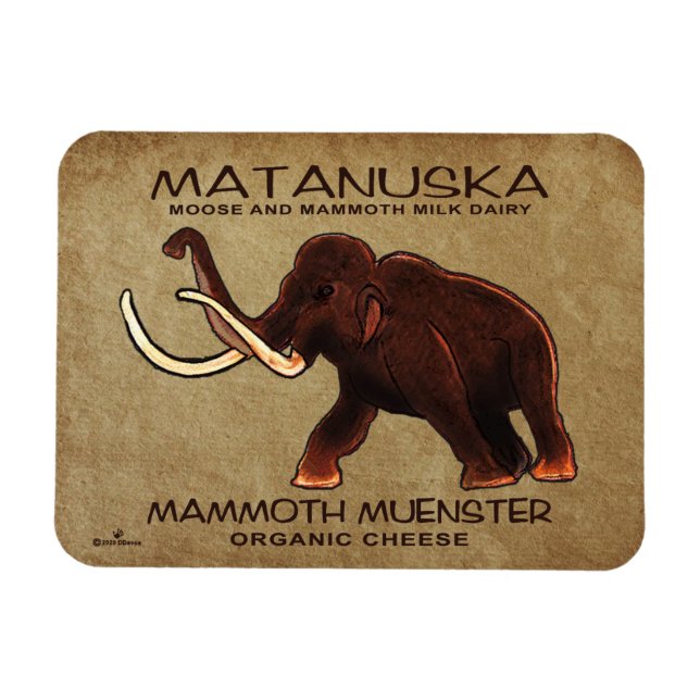 Magnet Flexible Fromage de menster Matanuska Mammoth (Horizontal)