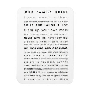 Magnet Flexible Frontières de famille