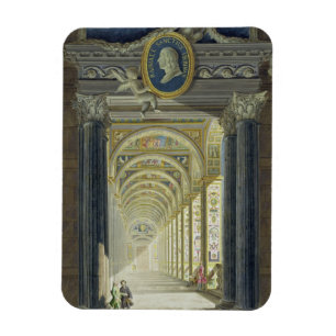 Magnet Flexible Frontispiece avec un portrait médaillon de Raphael