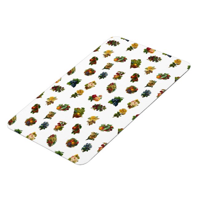 Magnet Flexible Fruits et fleurs vintages (Côté Gauche)