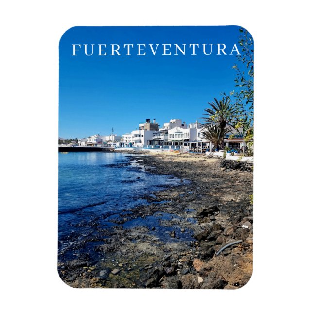 Magnet Flexible Fuerteventura Corralejo vue aimant frigo (Vertical)