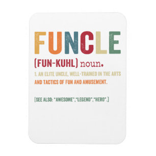 Magnet Flexible Funcle Funny Uncle Définition, Awesome Legend Hero