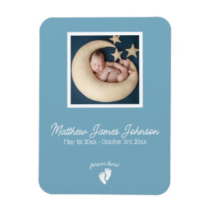 Magnet Flexible Funérailles commémoratives pour bébé Little Feet