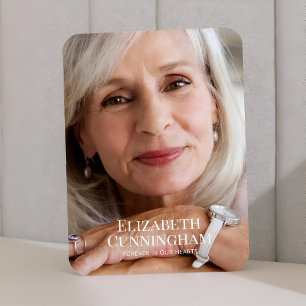 Magnet Flexible Funeral Memorial Classic Simple Photo Card