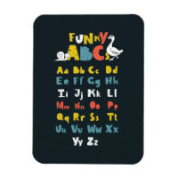Funky ABC Early Learning ABC Learning ABC Art