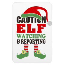 Funny Attention ELF REGARDER Noël